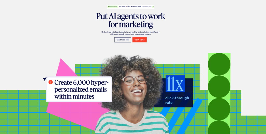 Jasper AI platform creating marketing copy and blog content