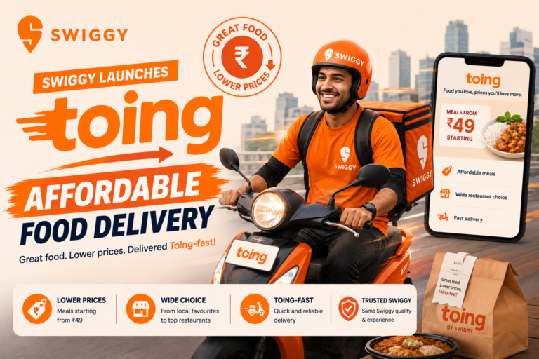 Swiggy Launches Toing